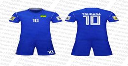 Niños Niño adulto Capitán Tsubasa Football Camiseta Nankatsu Escuela Primaria Tsubasa Ozora T Shirt Uniforme de cosplay Sportswear Topp7186609