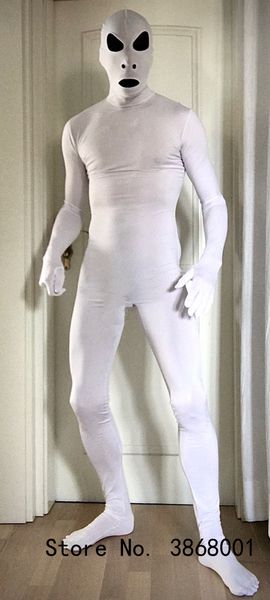 Enfants adultes cosplay Alien Full Body Costume Spandex Zentai Body Stage Performance Costume