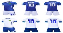 Tailles enfants et hommes Camisetas de Nice Captain Oliver Atom Tsubasa JerseysATOM france ATTON Maillot de Foot Enfant hommes t-shirt set2143638