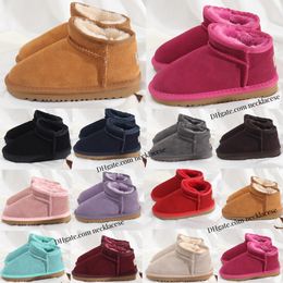 Kids Australia Classic Mini uggly Boots Meisjes Schoenen Designer Snowboots baby Kid Jeugd Peuter Winter Sneakers uggitys wgg GS Jongensschoen roze zwart rood 72BA#