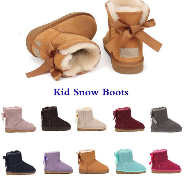 Enfants australie botte de neige enfants chaussures hiver classique Ultra enfants uggies mini botte bébé garçons filles bottines enfant