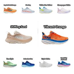 enfants bébé Big Kid One Bondi 8 Chaussures de course Baskets à plateforme Clifton 9 Impala Mock Orange Bleu Brouillard Jaune Blanc Champagne Lime Harbour Baskets Runnners Taille 3Y 4Y 5Y