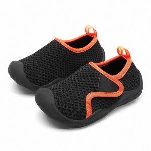 Kinderen babyjongens schoenen meisjes baobao sneakers prewalker casual kinderen hardloper trendy schat diepblauw blauwe black oranje fluorescerende groene schoenen maten q4lk#