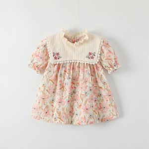 enfants bébé filles habillent les vêtements d'été pour tout-petits vêtements bébé enfants filles violet rose d'été robe n2iv #