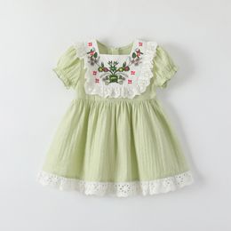 kinderen baby meisjes jurk zomer groene kleding Peuters Kleding BABY kindermeisjes paars roze zomerjurk