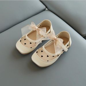 Kids Baby Peuter Meisjes sandalen Zomer Ademend Mesh Kinderen Bruiloft Prinses Zachte Bodem Schoenen Meisjes Boog Enkele Schoenen