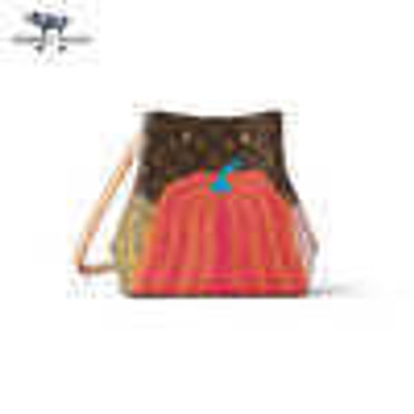 Bolsas para niños Marca de lujo tinta Nuevo estampado de calabaza para mujeres Neonoe MM Ykpu Mng Bucket Bag Bag M4647
