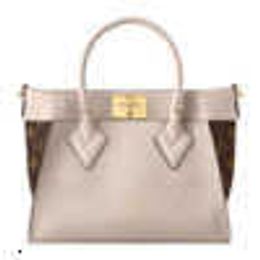 Kids Bags Luxury Brand Women's Vintage Coated Canvas en Cowhide Small Handtas, Handbag M57729