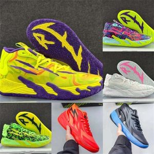 Lamelo Sports Chaussures Ball Lamelo 3 hommes Chaussures de basket-ball Rick Morty Rock Ridge Red Queen City Not From Here Lo Buzz City Black Blast Mens Trainers S Taille 36-46