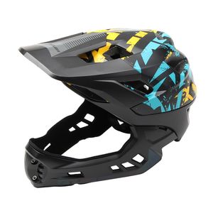 Casque de vélo pour enfants casque intégral détachable pour enfants avec feu arrière vtt BMX descente Balance casque de vélo Casco Capacete