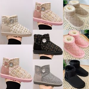 Botas para niños Classic Ultra Australie Mini Ultra Shoes Impreso Niñas pequeñas Diseñador Botines de nieve Niños Jóvenes Niños Bottes australianos W x5xo #