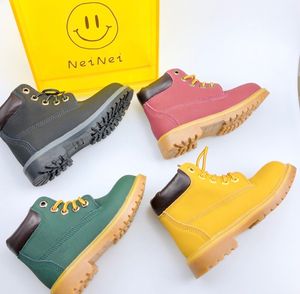 Kinderschoenen Martin Timber Cowboy Boots Designer Kid Toddler Boys Snows Boot Baby Children Sneakers Youth Trainers Girls Girls Toddlers Winter Classic Yellow Boot