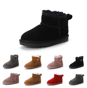 bottes pour enfants pantoufles pantoufles de fourrure diapositives de plate-forme de pantoufle pour les filles Slip-on Les Petites Suede Wool Blend Comfort Winter Designer chaussure 22-35