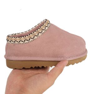 Kids Boots Uggskid Tasman Tazz Slippers Baby Stornut Slides Sheepskin Ultra Mini Snow Boot Mules Mules Wool Boys Filles Faute de cheville Ug Yu5532