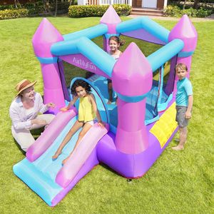 Maison de rebond pour enfants, château gonflable d'intérieur, petit videur, parc Moonwalk, jouets pour enfants, maison de jeux en plein air, cadeaux d'anniversaire amusants, fête dans le jardin, saut de saut