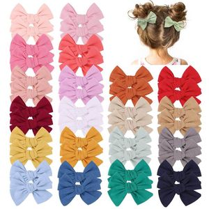 Kids Bows Clips Hair Clips Baby Girls Bowknot Bangs Clip Barrettes Kids Headwear Hair Hair Hair Accessoires 20 Couleurs