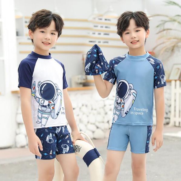 Knite de maillot de bain pour enfants 2024 Hot Fashion Two-pièces Spécialités Troissance de bain Child Imprimée Cartoon Swimwear