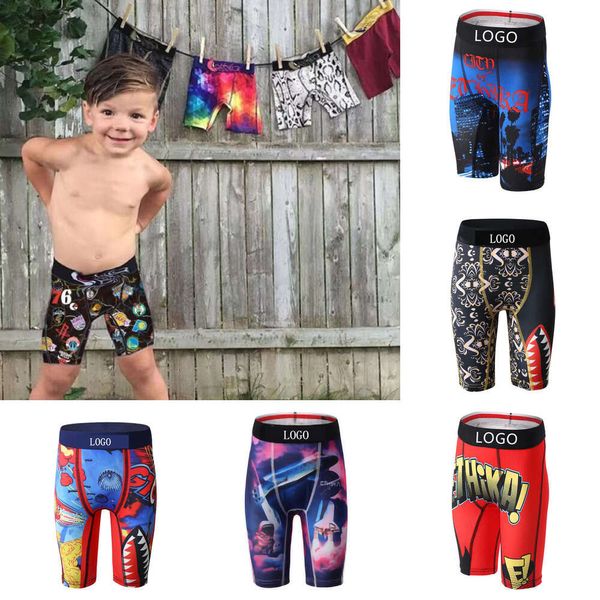 Enfants garçons conseil Shorts concepteur Boxer slips sport décontracté court pantalon de bain dessin animé Shorts de plage boxeurs marque mâle
