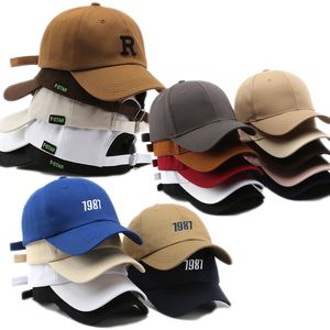 Caps Katoen Zwarte Cap Mannen Vrouwen Snapback Baseball Caps Vader Hoed Zomer 2023 Solid Bone Gorras Hombre Pet Homme