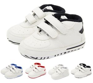 Kinderen Jongens Eerste Walers Baby Peuter PU Lederen Casual Schoenen Pasgeboren Baby Sport Sneakers Soft Sole, 0-18M
