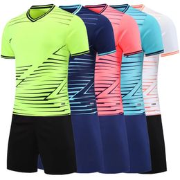Kids Boys Girls Men Femme Football Jersey Shirts Set Uniforms volleyball Runing Jerseys Training Taps Sports Kit Camiseta Futbol 240319