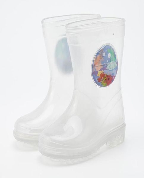 Kids Boys Girls Rain Boots Enfants Transparent Waterpof Cartoon Nonslip Pluie Chaussures Élèves Enfant enfant Chaussures bébé Taille 23309996210