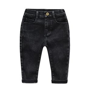 Kinderen jongens gebreide broeken jeans lente zomer herfst hoge kwaliteit casual broek kinderen babyjongen meisjes 3-8 jaar 211102
