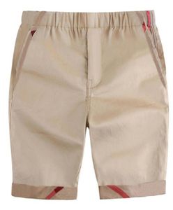 Enfants garçons Shorts pantalons été mode bébé garçon Plaid élastique pur coton enfant doux tenue Clothes4967083