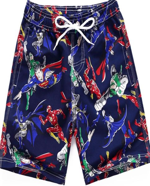 Niños Biños Pantalones cortos de natación S Summer s traje de baño seco rápido para adolescentes Cartoon estampados de playa pantalones cortos de playa 3818029