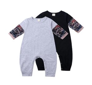 Kids Jongens Tattoo Mouw Rompertjes Pasgeboren Baby Print Jumpsuits Lente Herfst Mode Boutique Baby Klimmen Kleding M11647611128