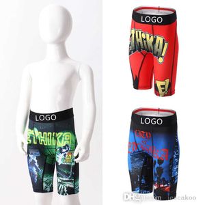 Ropa interior para niños, bragas, calzoncillos Boxer de diseñador, pantalón corto informal con bolsa, calzoncillos deportivos transpirables de marca para hombre