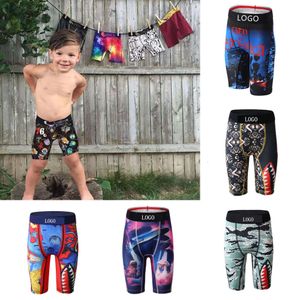 Sous-vêtements pour enfants pour garçons, Boxer de styliste, slip de sport décontracté, pantalon court, dessin animé, Shorts de plage, boxeurs de marque pour hommes