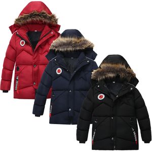 Niños niños ropa de abrigo chaquetas invierno con capucha espesar abrigo de lana niños niño ropa Tops chaqueta