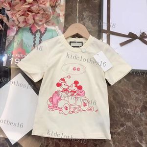 Kids Merk T-shirts Zomer Tees Tops Baby Jongens Meisjes Letters Gedrukt Korte Mouwen T-shirts Designer Kinderkleding