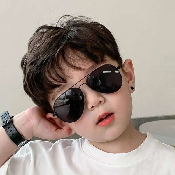 Kids Brand UV400 rétro Lunettes de soleil Designer Nouveau Tendance Enfants Sun Glasse-soleil Baby Boys Girls Eyewear Gafas de Sol L240517