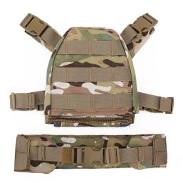 Kids Camouflage tactical Bulletproof Vestets uniformes militaires Armure de combat MOLLE AIRSOFT TACTICAL AVEC BELLE DE PATROL