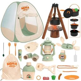 Campingset voor kinderen Outdoor Explorer Kit Inclusief Bug Catcher Pop-up tentuitrusting Kerst Halloween-cadeau 231220