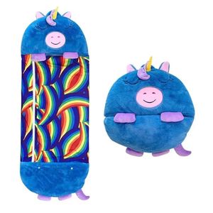 Kinderen Cartoon Slaapzakken Kinder Dierenslaapzak Pluche Pop Kussen Lui Sleepsacks voor Jongens Meisjes Verjaardag Kerstcadeau 240219