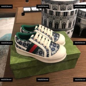 Kinderen Casual schoen Kind Sneakers Babyschoenen Goed gemaakt Stripe Design 2023 Nieuwe producten Box Packaging Spring Children's Size 26-35