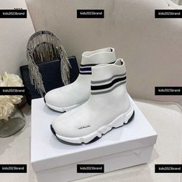 Kinderen Casual schoen Kind Sneakers Hoge kwaliteit Kinderschoenen Baby Sock Shoes Nieuwe Aankomstbox Bescherming Verzending