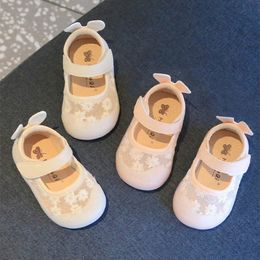 Niños Casuales zapatos de malla de malla para caminar para niños zapatos para bebés primavera otoño para niñas niñas de suela suave calzada 0-1-2 años talla 14-20 e6As#