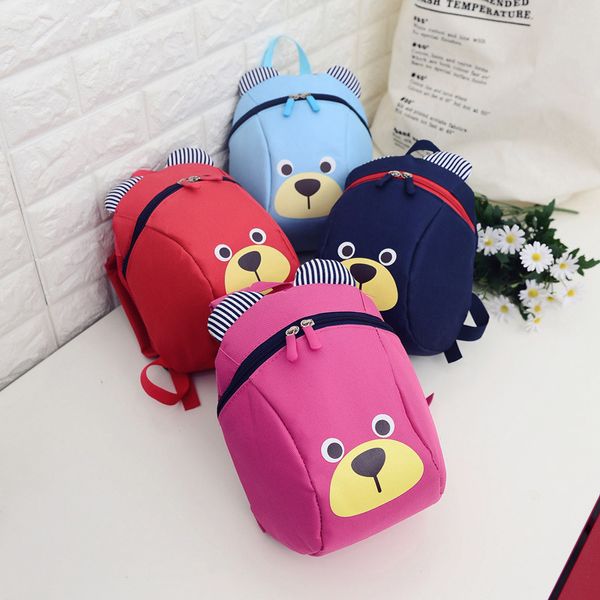 Sacs de dessin animé Anti-perte pour enfants, harnais de sécurité de haute qualité, rênes, sac à dos d'école pour tout-petits, sac à dos mignon de dessin animé