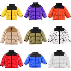 Kinderkinderen Down Coat Designer Down Jacket North Winter Cotton Womens Parka Face Outdoor Wind Breakers Paar Dikke warme jassen Tops Out bedragen meerdere kleuren