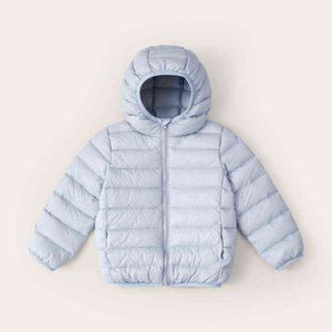 Kinderkinderen Down Outerwear Winterkleding Tiener Tiener jongens meisjes katoen gewatteerde jassen dikker warme lange jassen kinderkleding J220718