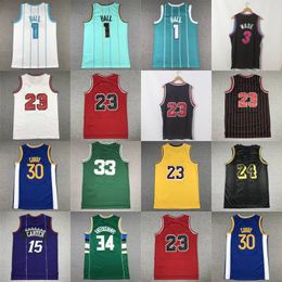 Jerseys de baloncesto de niños niños Luka Doncic Lamelo Ball Dwyane Wade Stephen Curry Vince Carter Giannis Antetokounmpo camiseta