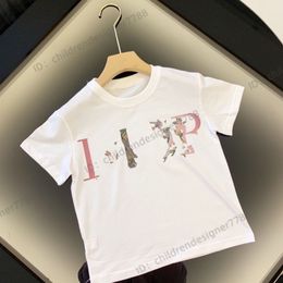 Ropa para niños Marca de diseñador Ropa para bebés Ropa para bebés Ropa para bebés Camiseta de manga corta Ropa con letras para niñas Ropa para niños Moda Ropa Sunmmer reloj 00