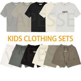 Kinderkleding ESS Baby Sets jongens meisjes set kinderen t-shirt tee shorts babyjongen zomermaat 110-160 doe4