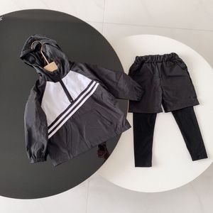 Vêtements pour enfants Ensembles de survêtements de sport Sweat à capuche pour garçon Manteau Veste Pantalon Enfants Casual Filles Vêtements de plein air Pulls pour tout-petits Lettre Imprimer Jeunesse Outwears préscolaire