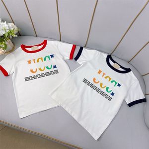 Kinderkleding Kid Designer T-shirt Meisjes Jongens Korte mouw Baby Peuter Shirts Luxe Merk Zomer Kinderkleding 100% Katoenen Top esskids CXD2402175-6