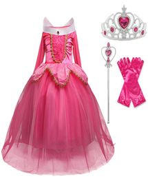 Vêtements pour enfants cosplay costume princesse enfants robes de baptême de fantaisie